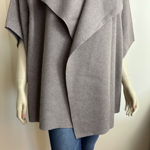 MASSIMO DUTTI taupe brown oversized cardigan - Picture 4 of 13